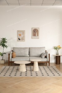 <span class=keywords><strong>Table</strong></span> <span class=keywords><strong>Basse</strong></span> Luxueuse en Marbre Pur pour Ensemble de Meubles de Salon - Product Image 2