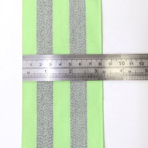 Polyester Reflective Stripes Reflect Woven Tape High Visible Reflective Safety <b>Webbing</b> Strap Luminous <b>Webbing</b> for Outdoor Work - Product Image 6