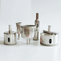 Forets diamantés personnalisés carreaux de verre 6-30mm forets à noyau creux outils d'extraction scies cloches verre céramique carreaux