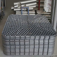 Plateau de traitement thermique en alliage moulé de précision, plateau divisé pour four de recuit de type cloche, personnalisation selon plans OEM