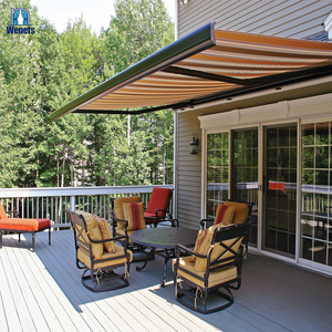 LEDライト付き折りたたみ式天蓋リモコン式天幕式天幕屋外フルカセット - Product Image 5