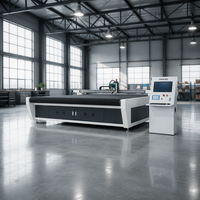 Machines de découpe numériques CNC à table plate TC pour tissus textiles à carreaux, avec couteau oscillant