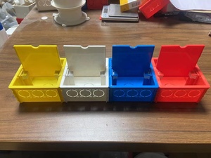 Hộp nối điện PVC kiểu 86, nhựa, 3 đường, chống cháy, có thể nối, hộp công tắc phía dưới - Product Image 6