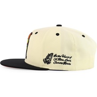 Casquette Snapback Brodée avec Grand Logo, Teinture Inaltérable, Broderie Délicate, Style Urbain Tendance, Confort Longue Durée