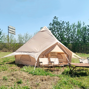 Tente de camping gonflable Yurt, imperméable, coupe-vent, stable, grande tente familiale pour le glamping, abri à structure pneumatique, installation rapide, extérieur, sans poteaux - Product Image 6