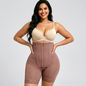 Faja Moldeadora de Glúteos 3D al por Mayor para Mujer, OEM, Logotipo Personalizado, Encaje, Spandex/Nylon, Realce de Cadera, Alta Compresión, Cierre de Gancho para Abdomen - Product Image 1