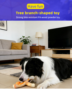 Jouet à mâcher pour chien de qualité alimentaire, forme de branche, plusieurs tailles, jouet de nettoyage des dents pour toutes les races, service OEM - Product Image 2