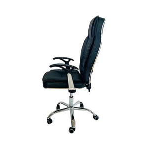 Chaise de bureau de luxe en cuir PU moderne, ergonomique, confortable, pour dirigeant, patron, gestionnaire - Product Image 2