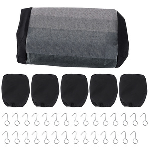 Housse de siège de voiture en cuir de luxe, ensemble complet, rouge - Product Image 6
