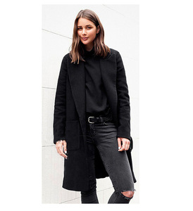 Liu <span class=keywords><strong>Ming</strong></span> 2025 colección Otoño Invierno mujer último abrigo de lana de doble cara suelto ropa de calle moda algodón relleno largo - Product Image 6