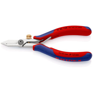 KNIPEX 11 82 130 Dénudeur d'isolation électronique avec poignées multi-composants 140 mm - Product Image 1