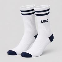 Chaussettes de sport de haute qualité pour équipes, respirantes, avec soutien de la voûte plantaire et coussinets, idéales pour l'entraînement