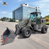Chargeur télescopique LAWNIO avec personnalisation du logo, système de freinage pneumatique et direction flexible pour travaux municipaux, chargeur diesel