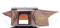 Tente de toit gonflable en toile, auvent quatre saisons, résistant au vent, coque rigide, écologique, pour l'extérieur, 4x4, tout-terrain, glamping, expérience de luxe