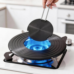 Heat Conducting Plate Removable Circular Aluminum Gas Stove Protection Defrosting Plate Kitchen Cooking Accessory - Product Image 1