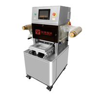 Machine d'emballage sous vide électrique verticale à atmosphère modifiée pour scellage de fruits de mer de boeuf et de poulet