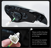 Feux arrière combinés LED de qualité supérieure pour Toyota GT86 Subaru BRZ 2012-2020, Plug and Play, boîtier anti-âge chromé