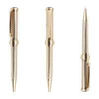 Stylo à bille doré en métal de qualité haut de gamme stylos à bille stylo à bille de marque marine bons stylos à bille en métal avec LOGO personnalisé