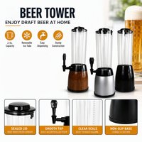 Tour de service à bière, distributeur de boissons en PET, tour à boissons pour bar, restaurant, fête à domicile, réception de mariage, réveillon du Nouvel An