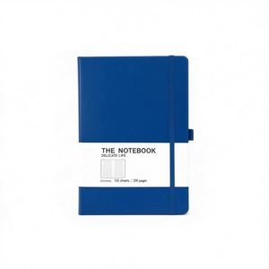 OEM ODM Hardcover Leather <b>Journal</b> Notebook A5 100 Sheets Lined Thermal Binding School Office Use - Product Image 1
