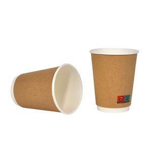 Gobelet à café en papier à double paroi imprimé sur mesure, emballage de gobelets en papier jetables - Product Image 4