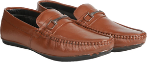 Chaussures mocassins en cuir véritable pour hommes, confortables, souples, faciles à enfiler, décontractées, formelles, pour le bureau, chaussures classiques pour affaires - Product Image 4