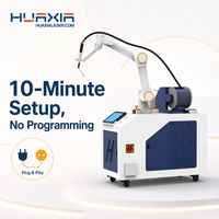 Máquina de Soldadura Robótica MIG Cobot de Programación Automática Rápida y Gratuita, Soldador Robótico con Precisión de 0.05 mm para Acero al Carbono, Viga en I y Acero Angular