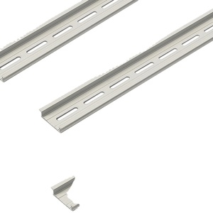 Chaer Europe Standard 35mm Carril de guía Gabinete de aluminio plateado Carril Din K6800 - Product Image 2