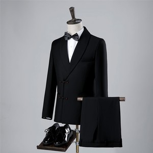 Traje de <span class=keywords><strong>hombre</strong></span> personalizado para novio de <span class=keywords><strong>matrimonio</strong></span> chino tradicional personalizado - Product Image 5