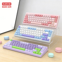 Model OEM tir-model membran merasa Keyboard Gaming USB beberapa warna RGB Backlit BT 5.0 desain ergonomis untuk Laptop