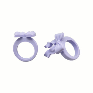 Anillo de silicona Big Rise Bow de 1 cm para protección y decoración del cuello de botellas de perfume, antideslizante y resistente al desgaste - Product Image 4
