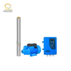 BR SOLAR Solar Pump System 12v DC water pump with solar panel from solar water pump factory