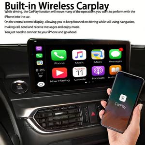 หน้าจอแอนดรอยด์ 13 ขนาด 1920*720 สำหรับรถยนต์ Mazda 6 SE-L ปี 2015 เครื่องเล่นมัลติมีเดีย วิดีโอ รองรับ CarPlay ระบบนำทาง GPS วิทยุในรถยนต์ ขนาด 10.25 นิ้ว แบบ QLED - Product Image 6