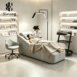 Custom Design Modern Beauty Salon Compressible Eyelash <b>Bed</b> Curved Body Health Care Nursing Facial <b>Bed</b> Lash <b>Bed</b> - Product Image 1