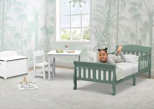 Modernes Design Kinder Einzel bett Schiene Massivholz Plattform Bett rahmen in Twin <span class=keywords><strong>Queen</strong></span> King Full Sizes - Product Image 6
