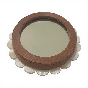 Cadeau décoratif de coquille de mer de miroir de pierre de nacre naturelle pour la décoration et le cadeau de maison élégants de festival de Ramadan - Product Image 1