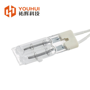 Lámpara de Cuarzo Halógena de Doble Tubo para Horno Túnel, 400W 220V, Ahorro de Energía - Product Image 4