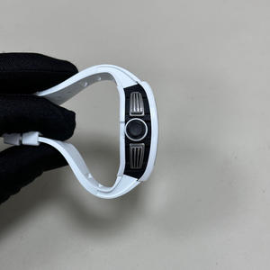 Montre mécanique de luxe pour homme, design de créateur, en céramique blanche YRM011, qualité supérieure d'usine - Product Image 4