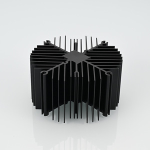 Disipador de calor de aluminio, aleación 6063, negro, radiador COB para iluminación electrónica - Product Image 3