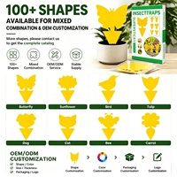 Papan Perangkap Serangga Kuning Dua Sisi Bebas Bahan Kimia Tidak Beracun Profesional untuk Rumah Kaca dengan Logo Kustom Grosir