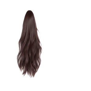 Cola de Caballo Estilo Milenio con Clip, Cabello Sintético Rizado Francés, Postizo Voluminizador para Mujer - Product Image 1