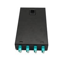 Boîtier terminal fibre optique 8 cœurs LC Duplex OM3 multimode pour montage mural ou sur bureau, idéal pour les liaisons de communication de courte portée