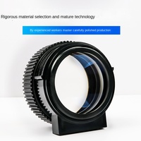 Lentille convexe optique haute définition et haute précision avec revêtement antireflet pour projecteur, taille 1/2.8'', transparente