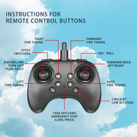 Jouet volant télécommandé en mousse EPP, drone de combat avec lumière, avion RC à quatre axes, hélicoptère, planeur, avion de combat en mousse pour figures acrobatiques