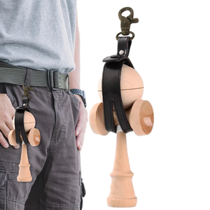 Yy pu עור <span class=keywords><strong>kendama</strong></span> קומפקטי חגורת <span class=keywords><strong>kendama</strong></span> holster <span class=keywords><strong>kendama</strong></span> תיק נושאת אביזרים עבור צעצוע יפני מסורתי - Product Image 1