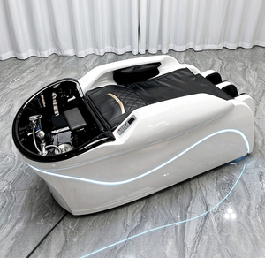 Cama de Masaje Eléctrica Automática para Lavado de Cabello, Cama de Spa Personalizada con Hidroterapia para Barbería - Product Image 4