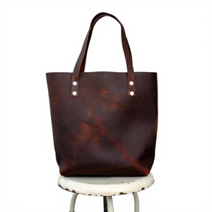 Sacs à main décontractés en cuir véritable pour femmes, fermeture éclair, imperméables, durables, légers, grande capacité, bandoulière, BS - Product Image 5