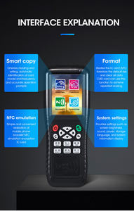Mã hóa phím lập trình viên duplicator NFC thông minh đầu đọc thẻ Nhà Văn <span class=keywords><strong>RFID</strong></span> thông minh chip đọc thẻ copier x100 cổng truy cập thẻ - Product Image 6