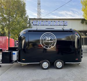 Custom Mobile Ice Cream Coffee BBQ Fast Food Truck Fully Equipped OEM Mobile Bar <b>Kitchen</b> Food Trailer for Sale - Product Image 3