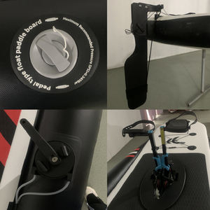 Planches à <span class=keywords><strong>pagaie</strong></span> gonflables à pédale SUP avec siège en aluminium <span class=keywords><strong>planche</strong></span> de surf à siège unique pour 1 personne pour la pêche sportive en plein air - Product Image 4